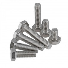 Болт с шестигранной головкой с увеличенным размером под ключ стальной никелированный исп. 1 Ст3 М16х50 мм ГОСТ Р 52644-2006